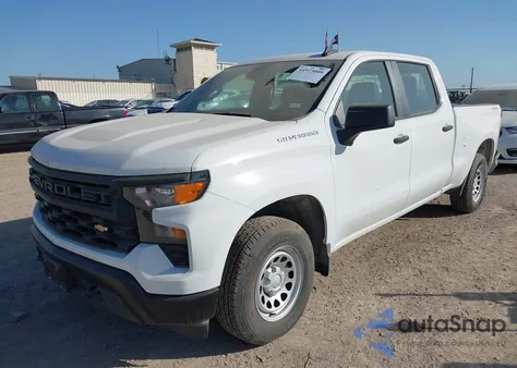 2024 Chevrolet Silverado 1500 4Wd Standard Bed Wt z USA, uszkodzony, nr VIN 1GCUDAEDXRZ342524